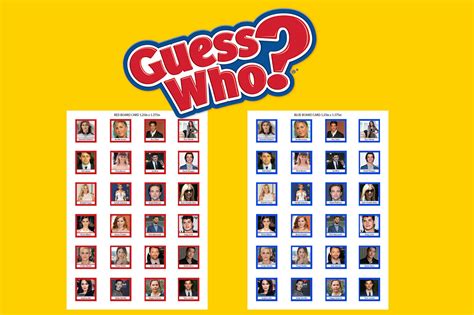 guess who template free printable.